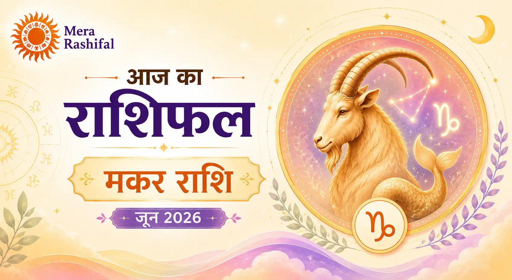 Makar-Capricorn Aaj Ka Rashifal June 2026