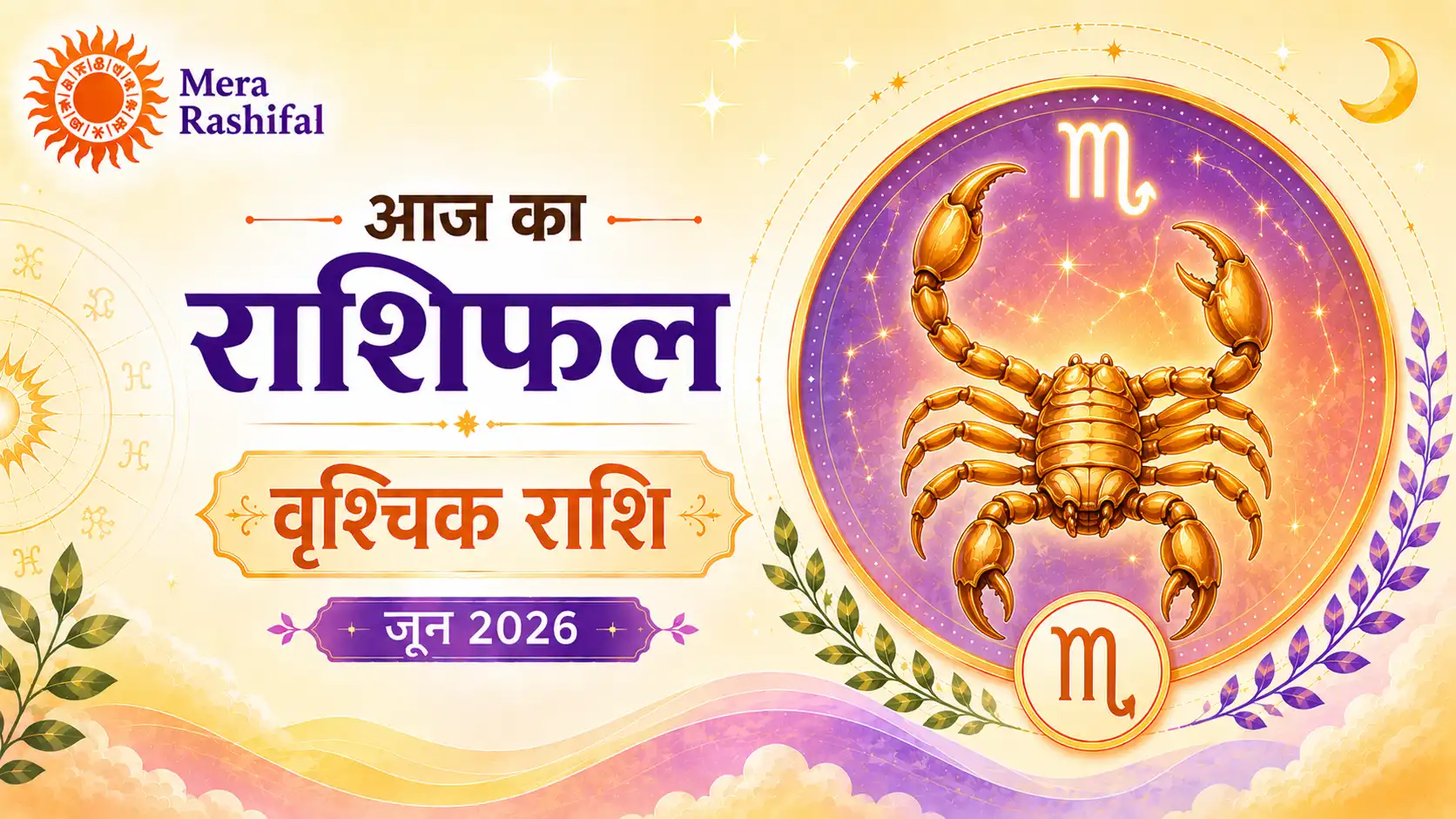 Vrishchik-Scorpio Aaj Ka Rashifal June 2026